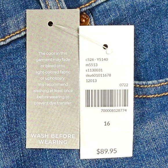 Lane Bryant Womens High-Rise Tighter Tummy Boot Jeans Size 16 Med. Wash - NWT - Picture 6 of 7